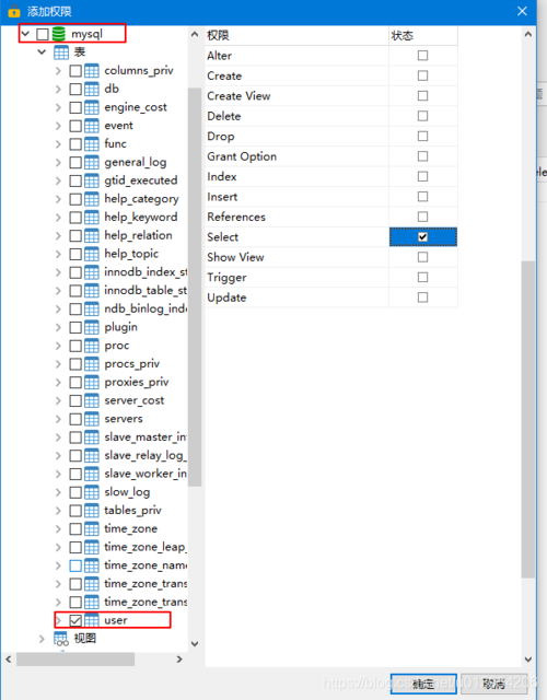 mysql 创建用户 并授权创建数据库_创建用户并授权