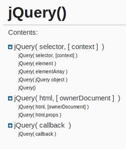 读jQuery之一(对象的组成)jquery