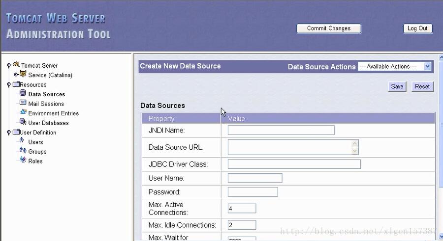 Tomcat下配置MySQL数据库连接池