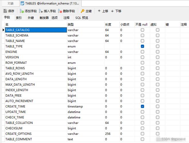 mysql查询表中的所有数据库名_查询所有表