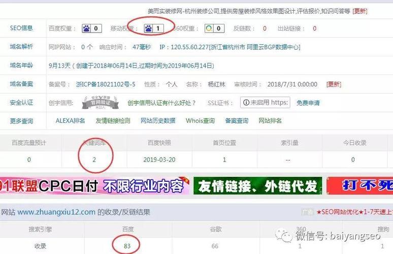 网站SEO提高百度谷歌收录和排名