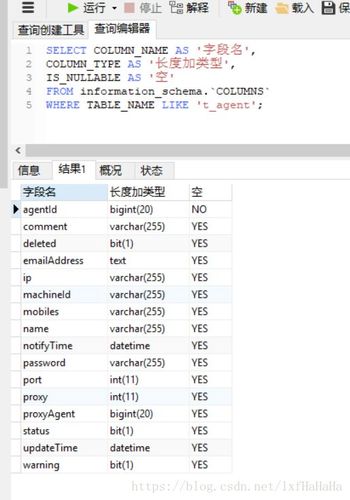 mysql 查看数据库字段_Mysql数据库