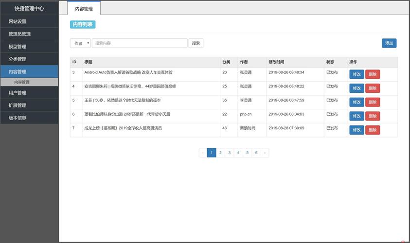 调用文章简介实现分页